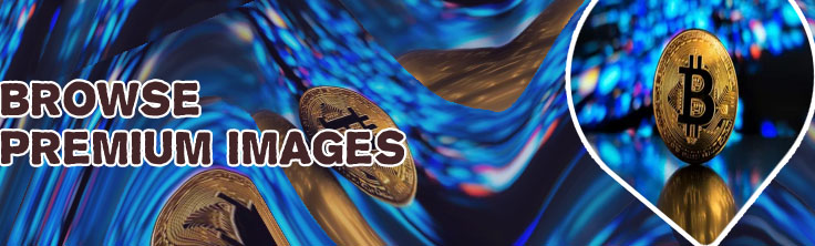 Images of cryptocurrency